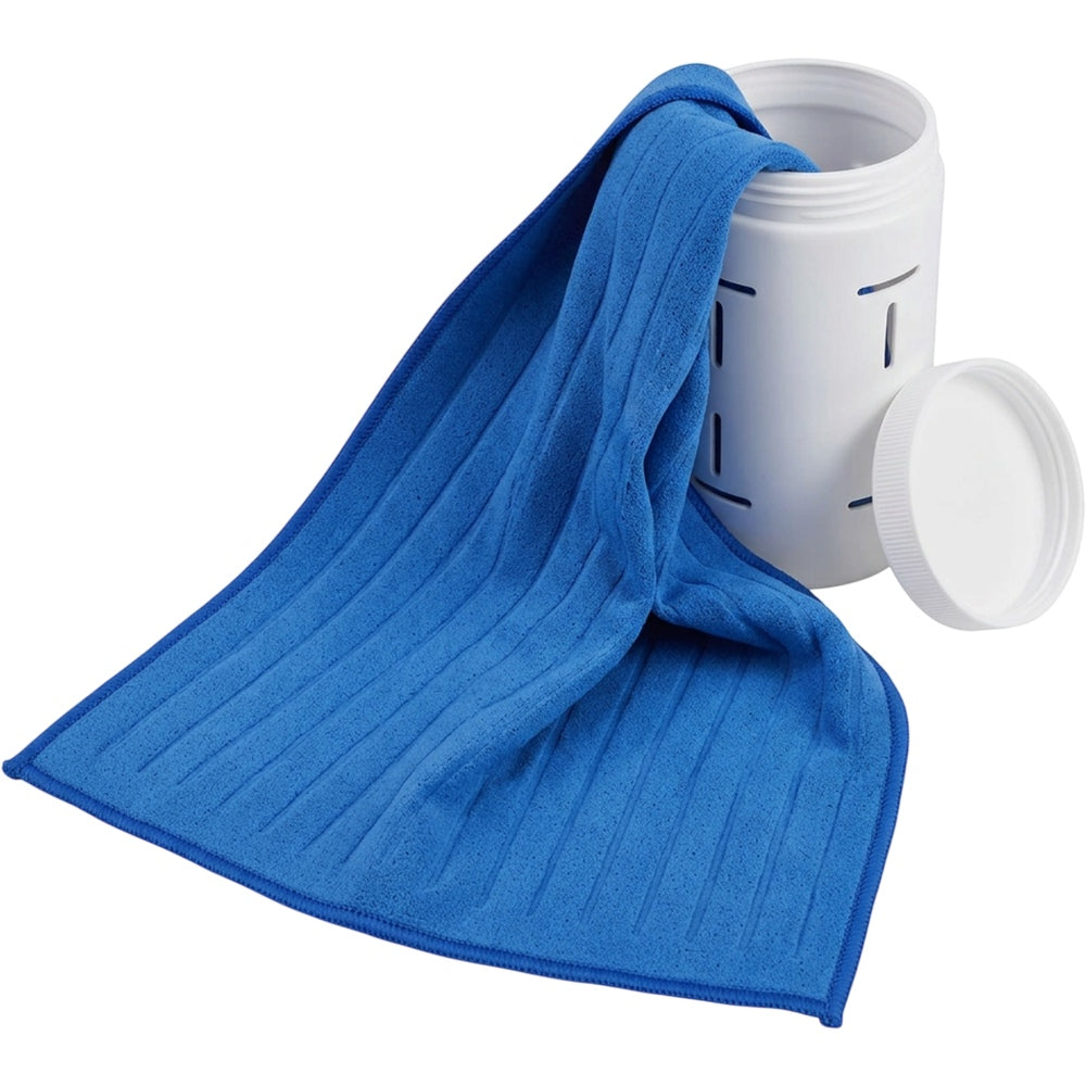 Rmba Embossed PVA Cooling Towel with Ventilated Case Cobalt - Product view